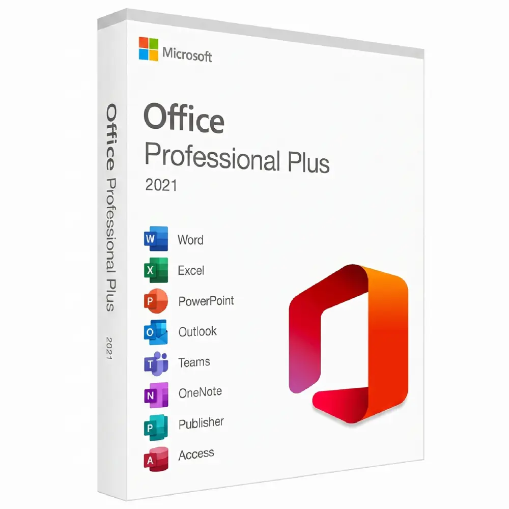 Licență Office 2021 Professional Plus Retail - Cheie de activare permanentă
